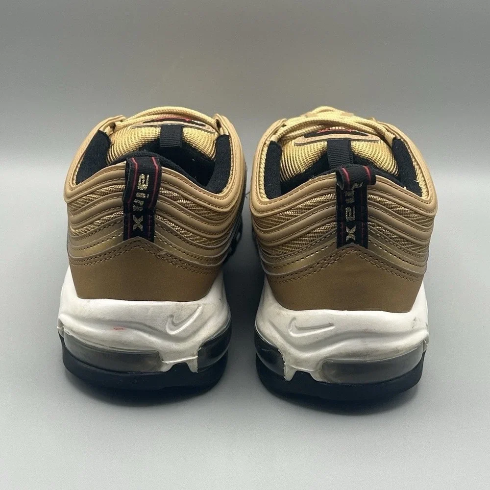 2022 Nike Air Max 97 OG Metallic Gold Retro Shoes -  Men's Size 11.5 USED